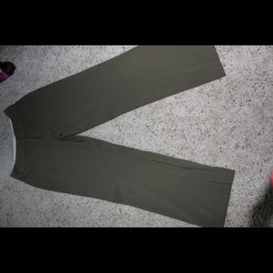 Army Green Suit Pants